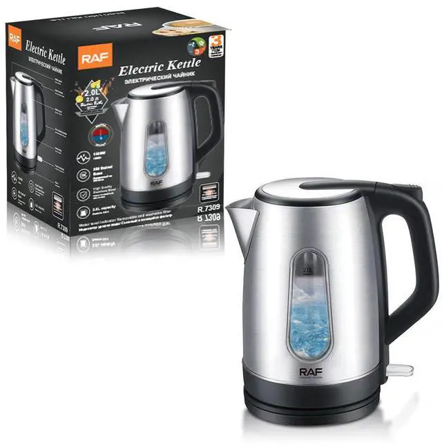 Alt view image 5 of 5 - Household Electric Kettle Automatic Shut-off, Boil-Dry Protection, Food-Grade Stainless Steel