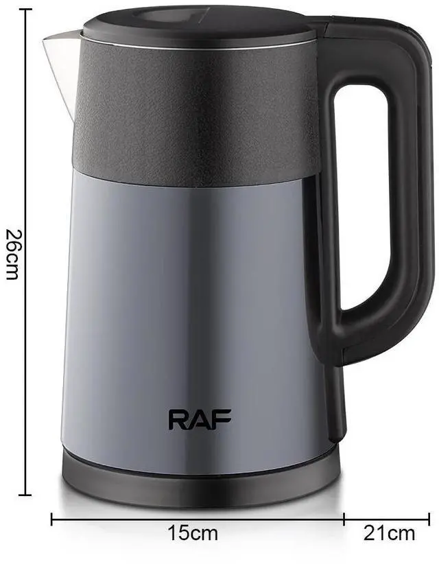 Alt view image 5 of 5 - 2.2L Rapid-Boil Electric Kettle Household Stainless Steel Interior with Auto-Shutoff Color selected at random