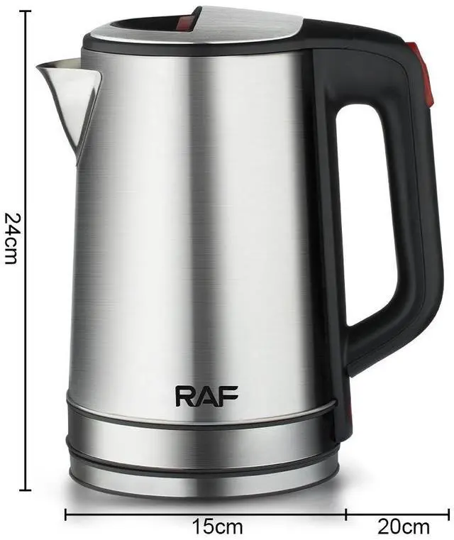 Alt view image 5 of 5 - High-Power 2.3L Electric Kettle 304 Stainless Steel Rapid Boiling
