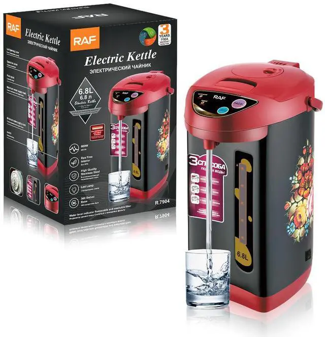 Alt view image 4 of 5 - 6.8L Stainless Steel Electric Hot Water Dispenser / Household Electric Kettle