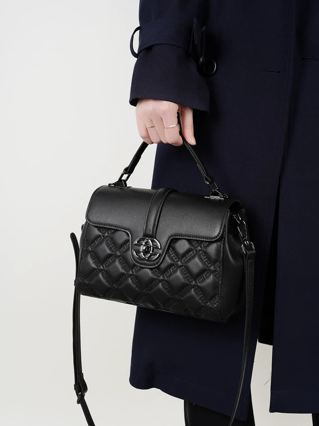Alt view image 2 of 4 - Women Leather Crossbody Bags Women's Tote Shoulder Bag Black