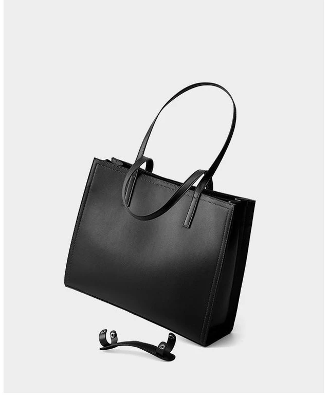 Alt view image 2 of 2 - Genuine Leather Purses and Handbags for Women Shoulder Bags Black