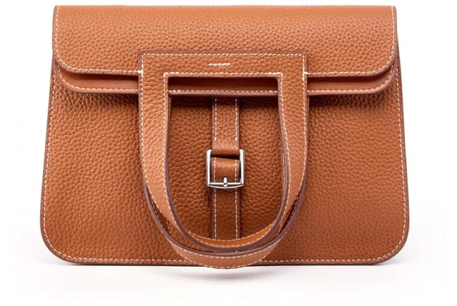 Main image of Womens Genuine Leather Casual Handbags Brown