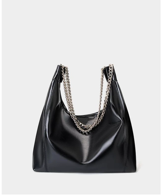 Alt view image 5 of 6 - Women Genuine Leather Cute Tote Handbags Crossbody Bag Black
