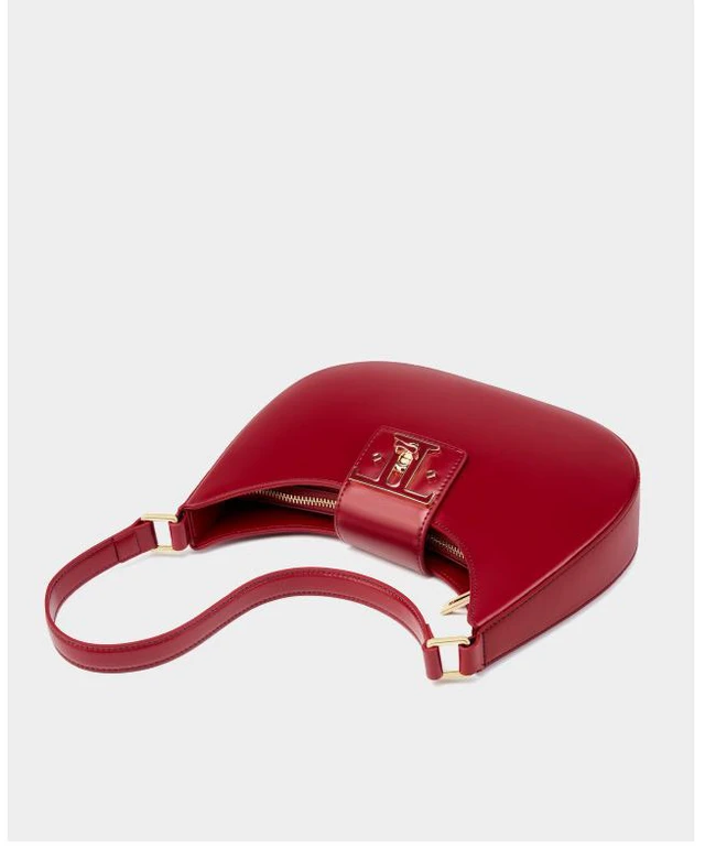 Alt view image 2 of 2 - Genuine Leather Women Handbags College Crossbody Messenger Bag Red