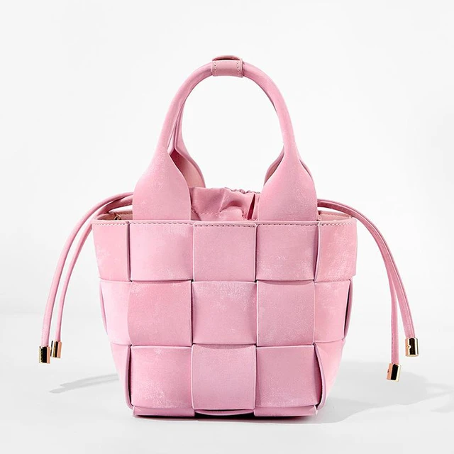 Alt view image 2 of 2 - Genuine Leather Women Shoulder Bag Vintage Crossbody Purse Handbag Pink