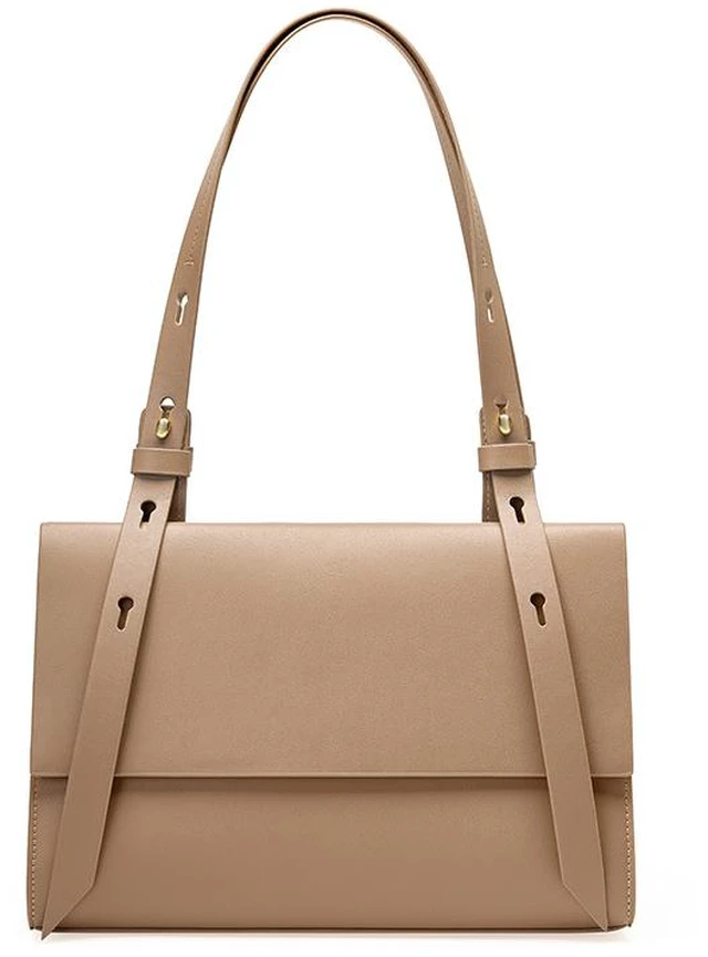 Alt view image 2 of 3 - Women Crossbody Bags Genuine Leather Shoulder Handbags Bronze