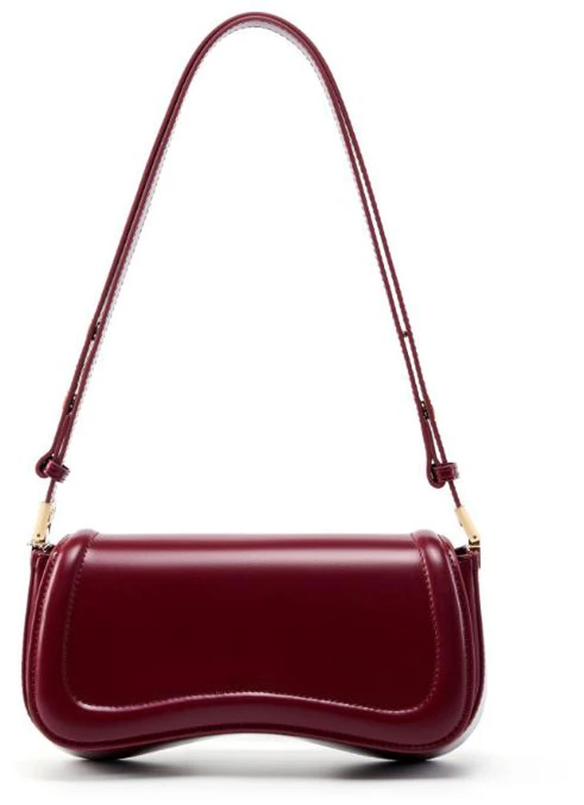 Main image of Genuine Leather Ladies' Crossbody Bag Red