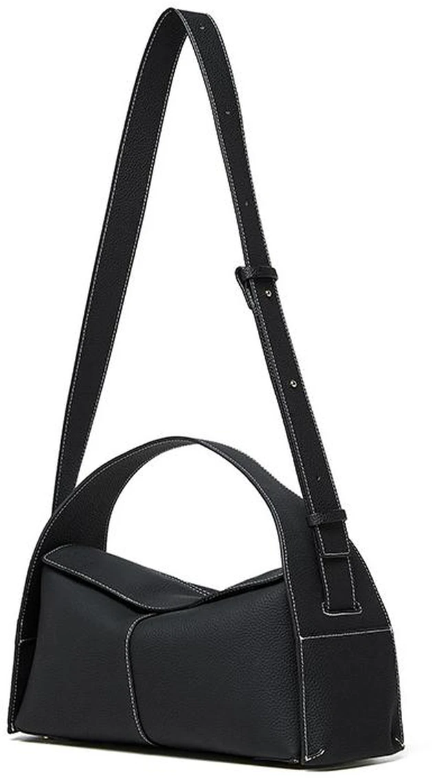 Main image of Women Genuine Leather Handbag Black