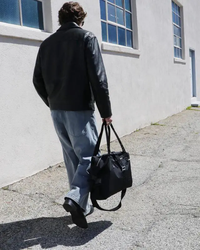 Alt view image 2 of 7 - ZIMEGO Weekender Duffel Bag Versatile Crossbody for Travel and Gym Tote, Black