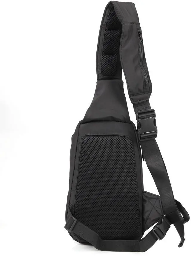 Alt view image 6 of 7 - ZIMEGO Tactical Fanny Pack and Crossbody Bag - Utility Sling Bag for Travel and Outdoor, Black