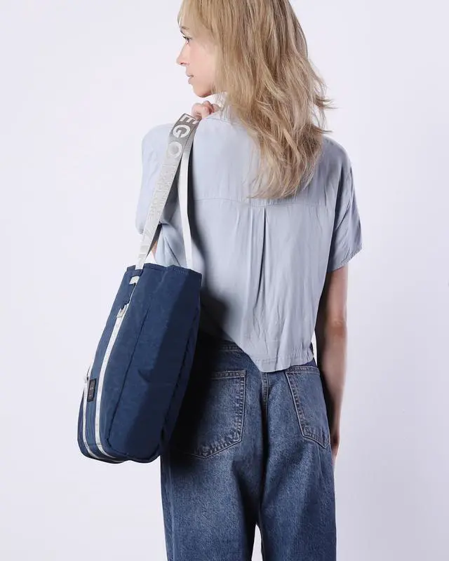 Alt view image 3 of 7 - ZIMEGO Stylish Casual Business Laptop Tote Bag Durable Travel Top Handle Shoulder Bag, Navy