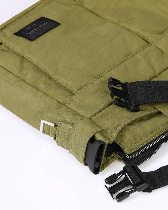 Alt view image 4 of 7 - ZIMEGO Stylish Casual Business Laptop Tote Bag Durable Travel Crossbody Shoulder Bag, Olive