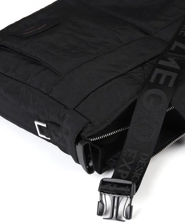 Alt view image 5 of 7 - ZIMEGO Stylish Casual Business Laptop Tote Bag Durable Travel Crossbody Shoulder Bag, Black