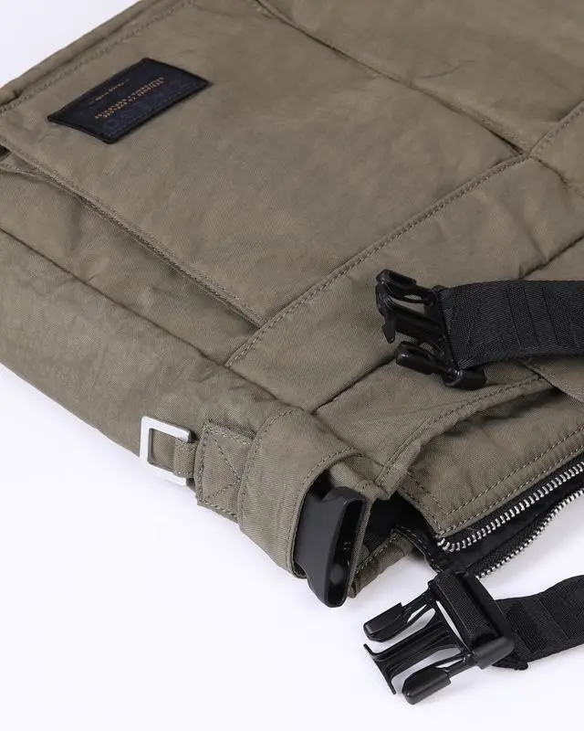 Alt view image 5 of 7 - ZIMEGO Stylish Casual Business Laptop Tote Bag Durable Travel Crossbody Shoulder Bag, Dark Olive