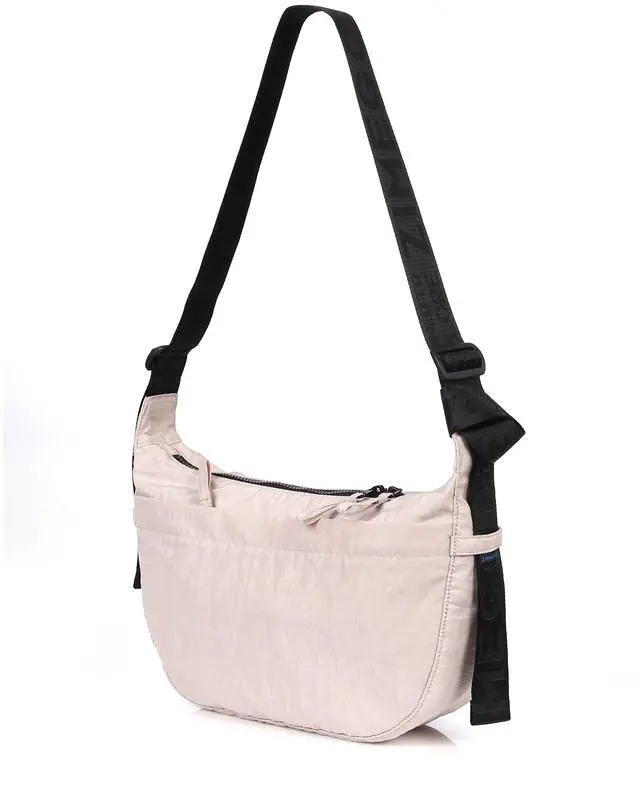 Alt view image 4 of 7 - ZIMEGO Classic Crescent Crossbody Bag - Everyday Essential Travel Hobo Bag, Mushroom Pink