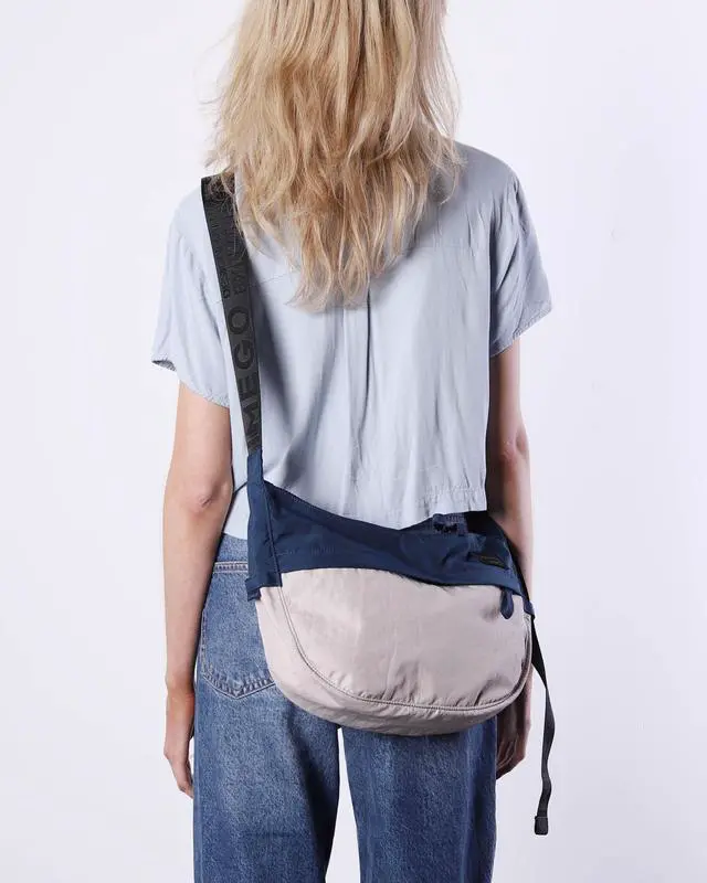 Alt view image 2 of 7 - ZIMEGO Classic Crescent Crossbody Bag - Everyday Essential Travel Hobo Bag, Pink Navy