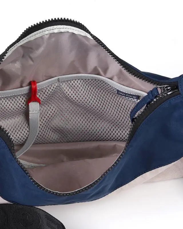 Alt view image 7 of 7 - ZIMEGO Classic Crescent Crossbody Bag - Everyday Essential Travel Hobo Bag, Pink Navy