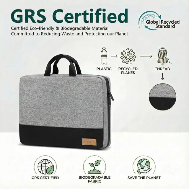 Alt view image 6 of 7 - Laptop Sleeve Case, 15 15.6 16 inch TSA Laptop Sleeve Water Resistant with 4-Layer Protection, Computer Carrying Bag Compatible with MacBook, HP, Dell, Lenovo, Asus Notebook
