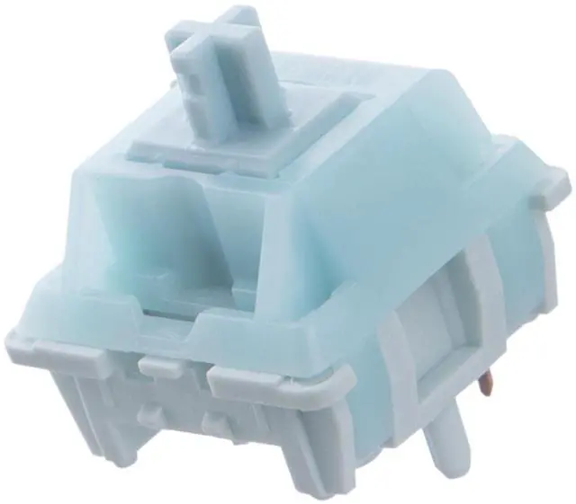 Main image of Creamy Jade 45gf Gaming Keyboard Switches, 100 PCS Linear Switch, 5-Pin Pre-Lubed Switch, with PC/PA66 Case, POK Stem, Compatible with MX Keycaps for Mechanical Keyboard