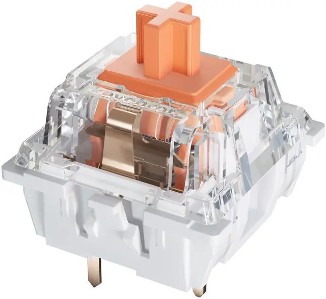 Main image of Silent K Pro Red Mechanical Switches 110PCS, Quiet Linear 45gf, Factory Pre-Lubed, SMD-LED Compatible, 3-Pin Hot-Swappable, Smooth Typing for Gaming & Office