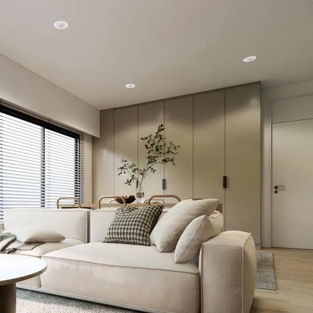 Alt view image 7 of 7 - Builder Essential 3in 550 Lumens Round LED Recessed Light and Housing for Remodel or New Construction with Regressed Trim 3-Power Modes 4W-6W-8W, 5-CCT 2700-3000-3500-4000-5000K in White IC-Rated