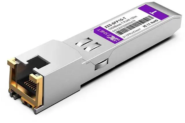 Main image of 1000BASE-T SFP Transceiver, SFP to RJ45, 1.25G Copper SFP to Ethernet Module Compatible with Cisco GLC-T/SFP-GE-T, Ubiquiti UniFi UF-RJ45-1G, Mikrotik, Meraki, Netgear, D-Link and More, 1 Pack