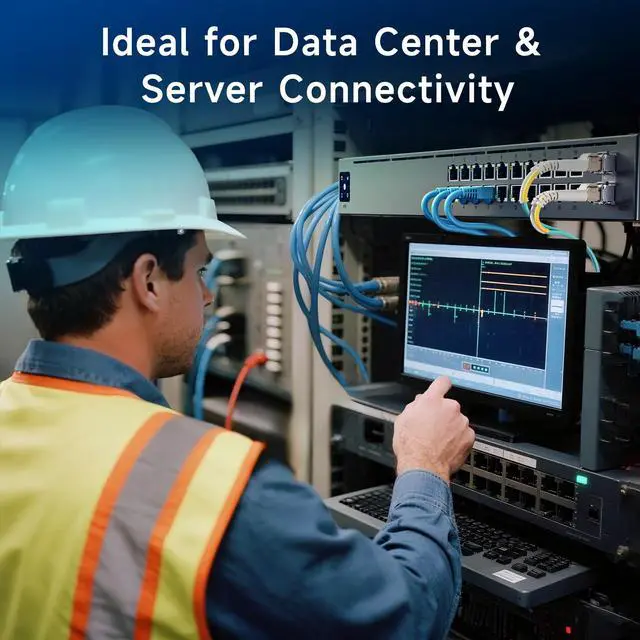 Alt view image 3 of 7 - 2-Pack 10GBASE-SR SFP+ to LC Multimode 10G Fiber Transceiver Module, 10G, MMP Fiber, Up to 300m, for Cisco, Ubiquiti, TP-Link, D-Link, MikroTik, Netgear, Supermicro, HPE Aruba