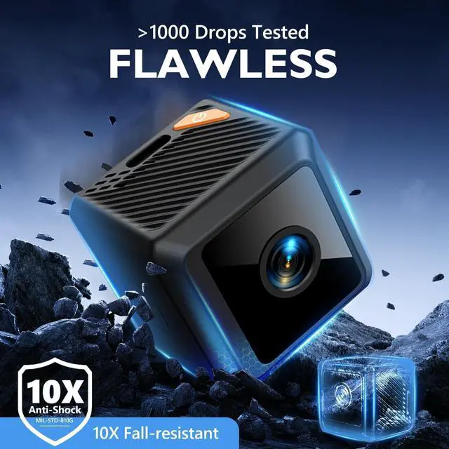 Alt view image 6 of 7 - Mini Hidden Camera, Wireless WiFi/No WiFi Nanny Cam Security with Strong Adsorption, Motion Detection, Night Vision, Cloud & SD Storage, App Control for Home Baby Pet Office