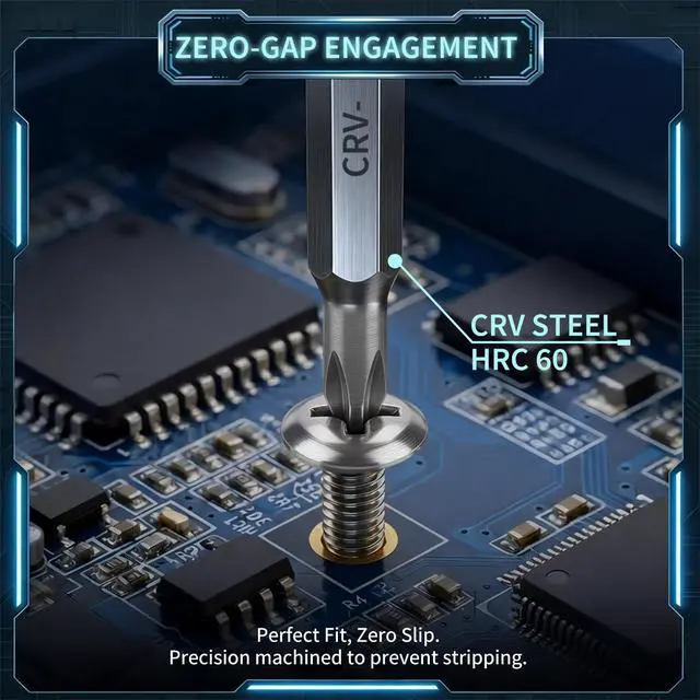 Alt view image 7 of 7 - 122 in 1 Precision Computer Screwdriver Kit, Laptop Screwdriver Sets with 101 Magnetic Drill Bits, Computer Accessories, Electronics Tool Kit Compatible for Tablet, PC, iPhone, PS4 Repair