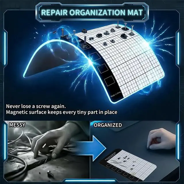 Alt view image 6 of 7 - 122 in 1 Precision Computer Screwdriver Kit, Laptop Screwdriver Sets with 101 Magnetic Drill Bits, Computer Accessories, Electronics Tool Kit Compatible for Tablet, PC, iPhone, PS4 Repair