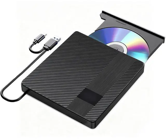 Main image of External Blu-ray Drives DVD/CD/BD Burner For Laptop USB 3.0 Portable BD CD DVD Reader Writer Player 3D Optical Drive Disc Duplicators Compatible with Laptop Desktop PC Windows Mac Pro MacBook Linux