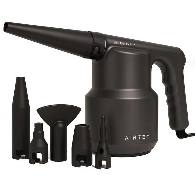 Main image of AirTec Ultra Electric Air Duster Blower for PC, Laptop, Console, Electronics and Home Cleaning, Environmental Alternative to Spray air can Duster Keyboard Cleaner (Type 6)