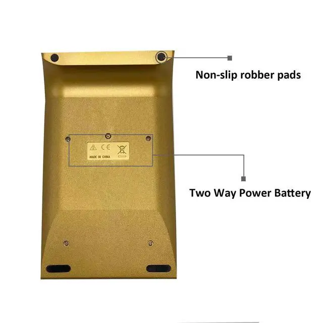 Alt view image 5 of 6 - Solar Gold Standard Function 10-Digit Desktop Calculator for Office, Home