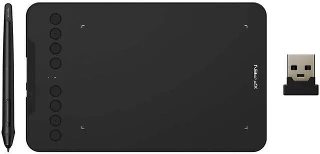 Main image of Wireless Drawing Tablet Deco mini7W Graphic Tablet Pen Tablet with 8192 Levels Pressure, 7 x 4 inch Artist Tablet for Online Teaching/E-Learning Compatible with Window/Mac/Android/Chrome/Linux