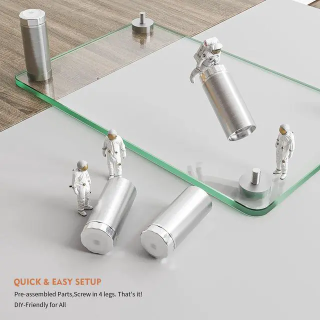 Alt view image 5 of 6 - 2 Pack Computer Monitor Riser with Height Adjustable Multi Media Desktop Stand for Flat Screen LCD LED TV, Laptop/Notebook/Xbox One