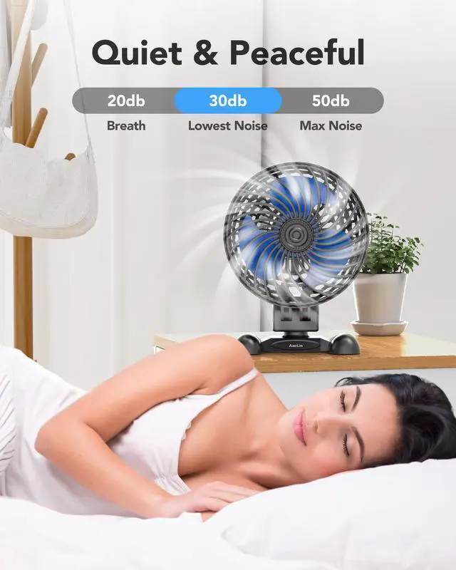 Alt view image 3 of 7 - USB Desktop Small Fan, Stepless Speed Adjustment with Multiple Speed Levels, Portable Plug-in Personal Mini Fan,Quiet Powerful Airflow,Suitable for Office Home Dormitory Bedroom, 4.9 Feet Long Cable