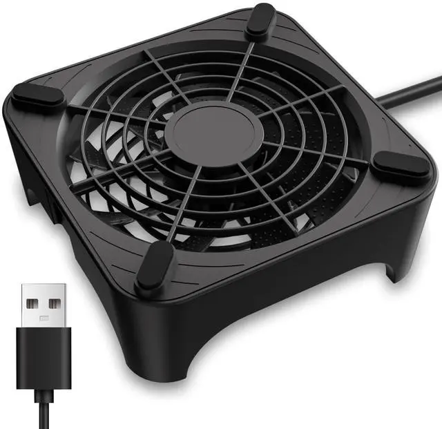 Main image of X1 USB Cooling Fan, 18dB Ultra Quiet 120mm USB Computer Fan with Built-in Cable, Portable Fast Cooling Suitable for Router, Receiver, Amplifier, DVR, PlayStation, Xbox, Computer Cabinet More