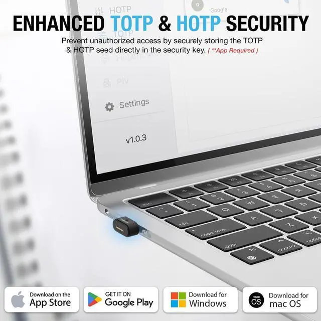 Alt view image 5 of 7 - Nano-A for Business - USB A FIDO2 Security Key L1 MFA & Passkey Access for School ERP, Employee Online Account, Compatible with Coinbase Google Workspace Apple ID Window Salesfore - 2 Pack