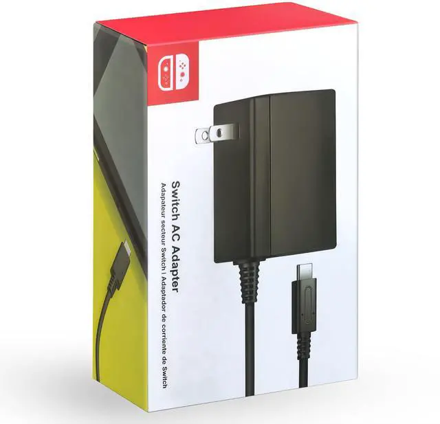 Main image of Switch Charger - Charge in Full Less Than 2H - 15V 2.6A USB C Power Adapter Fast Charging with Upgraded IC Module, 5FT Cable Cord - Compatible with Switch Lite, OLED, Steam Deck - Support TV Mode