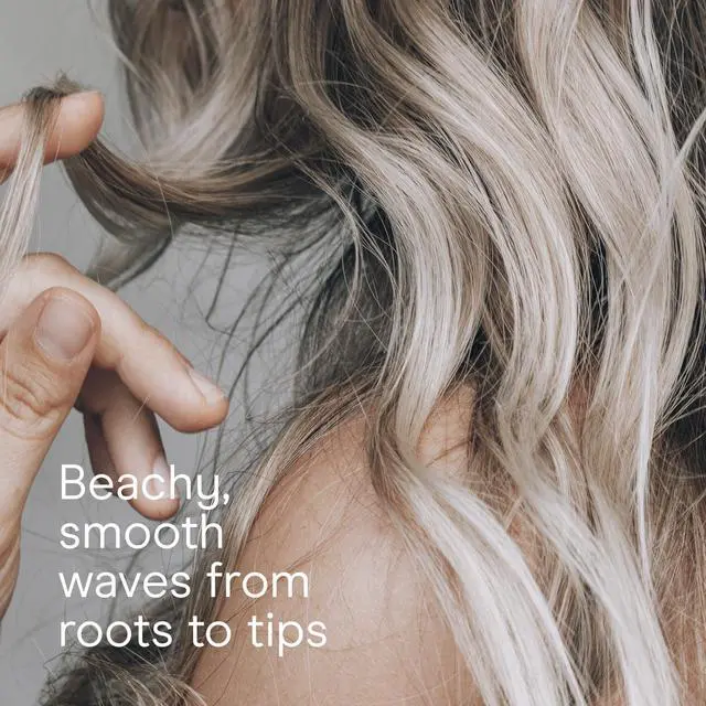 Alt view image 7 of 7 - Double Ceramic 1 ½-Inch Curling Iron, 1 ½-Inch Barrel Creates Soft Waves & Curls, Hair Curler for Use on Medium & Long Hair, White/Rose Gold