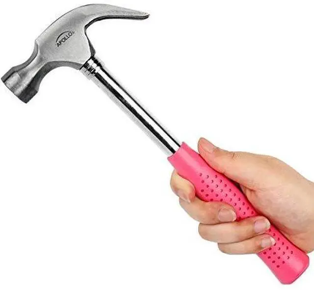 Alt view image 7 of 7 - Tools Original 39 Piece General Household Tool Set in Toolbox Storage Case with Essential Hand Tools for Everyday Home Repairs, DIY and Crafts - Pink Ribbon - DT9706P