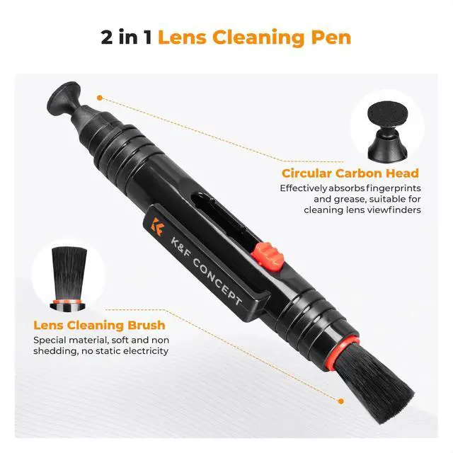 Alt view image 5 of 7 - 4-in-1 Camera Lens Cleaning Kit with Lens Cleaning Pen, Camera Air Blower, Microfiber Cleaning Cloth, Lens Cleaner Kit for Canon Nikon Pentax Sony DSLR Camera Lens Filter Cell Phones