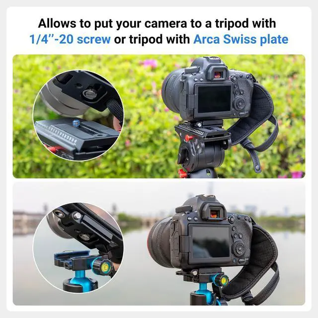 Alt view image 6 of 7 - Deluxe Microfiber Camera Hand Strap, Secure Padded Camera Holder Wrist Strap for Canon Nikon Sony Fujifilm Olympus DSLR and Mirrorless, Must Have Photography Accessories for Photographers