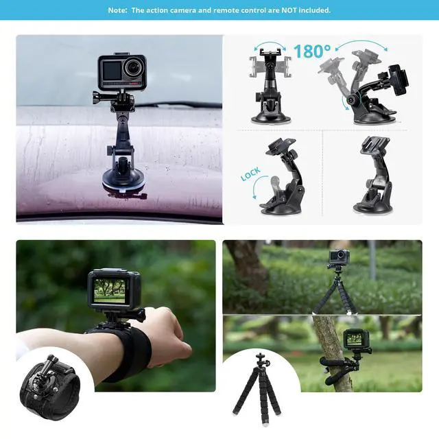 Alt view image 7 of 7 - 42 in 1 Action Camera Accessories Kit for EK7000/EK7000 Pro/Brave 4/Brave 4 pro/Brave 7 LE/Brave 7/Brave 8/V50X/V50 Pro/V50 Elite/GoPro Hero 13 12 11 10 9