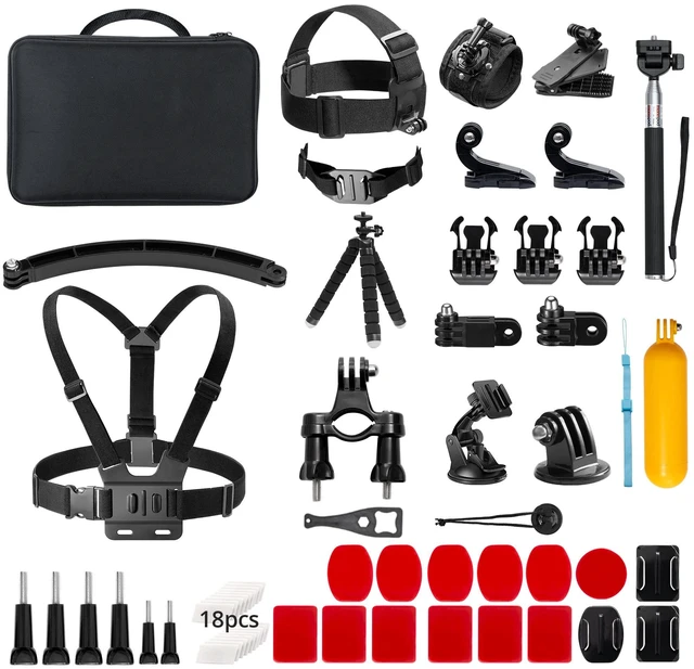 Alt view image 3 of 7 - Brave 4 Pro Action Camera with 60 in 1 Accessories Kit