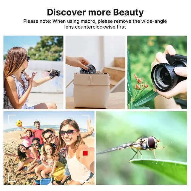 Alt view image 7 of 7 - Wide Angle Lens for Sony ZV1 ULANZI WL-1 ZV1 18mm Wide Angle/ 10X Macro 2-in-1 Additional Lens for Sony ZV1/RX100 VII Camera