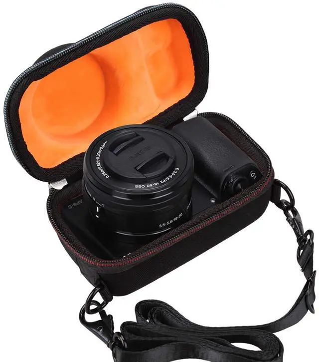 Main image of Hard EVA Travel Case for Sony Alpha a6000/a6400/a6600/a6100/a5100 Mirrorless Digital Camera, Case Only