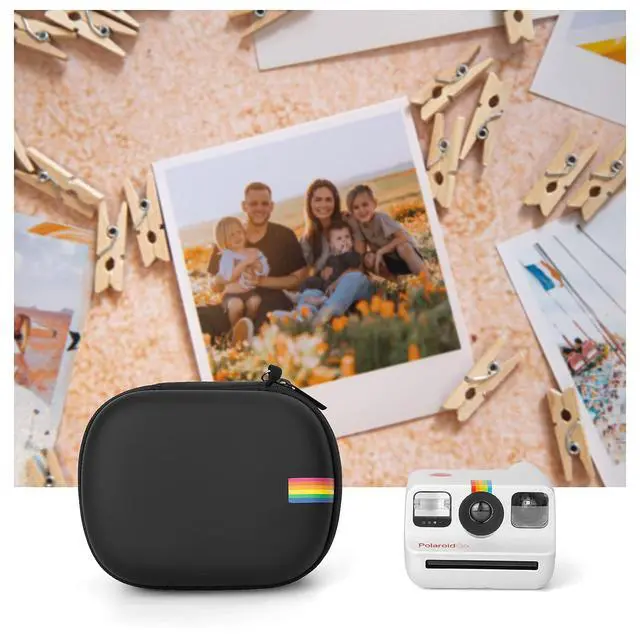 Alt view image 6 of 6 - Case for Polaroid Go 9035/9071/9070 Instant Mini Camera, Hard Organizer Portable Carry Travel Cover Storage Bag (Black)