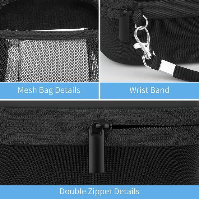 Alt view image 2 of 6 - Case for Polaroid Go 9035/9071/9070 Instant Mini Camera, Hard Organizer Portable Carry Travel Cover Storage Bag (Black)